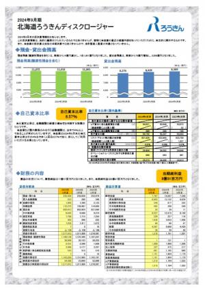 2024年9月期_北海道ろうきんディスクロージャー