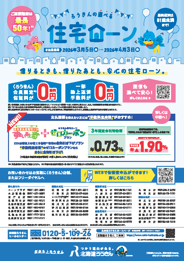 住宅ローンチラシ